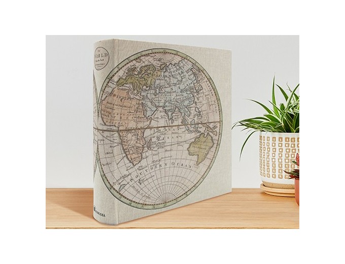 PANODIA MAP MONDE ALBUM 200V MEMO 2v p 11,5X15