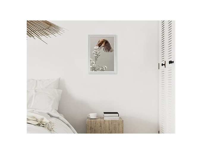 Ceanothe cadre bois perlé