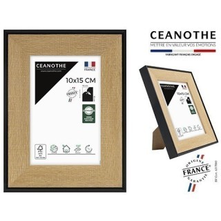 Ceanothe cadre LOFT effet bois et métal vieillit