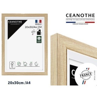 CEANOTHE CADRE 20X30 A4 ACTUAL BOIS BLANC