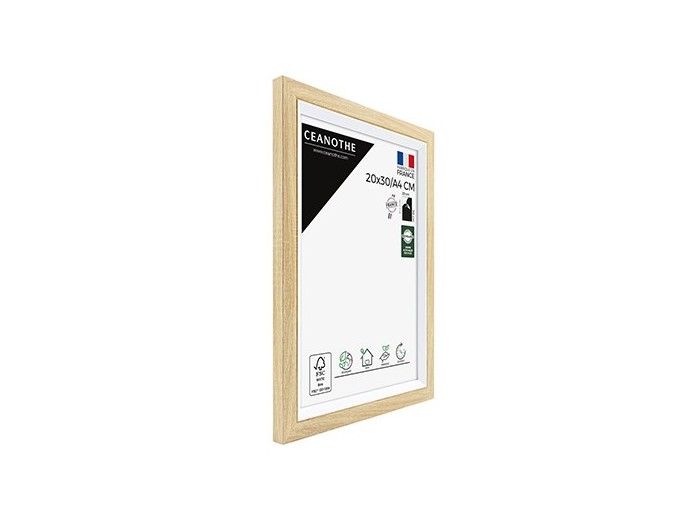 CEANOTHE CADRE 20X30 A4 ACTUAL BOIS BLANC