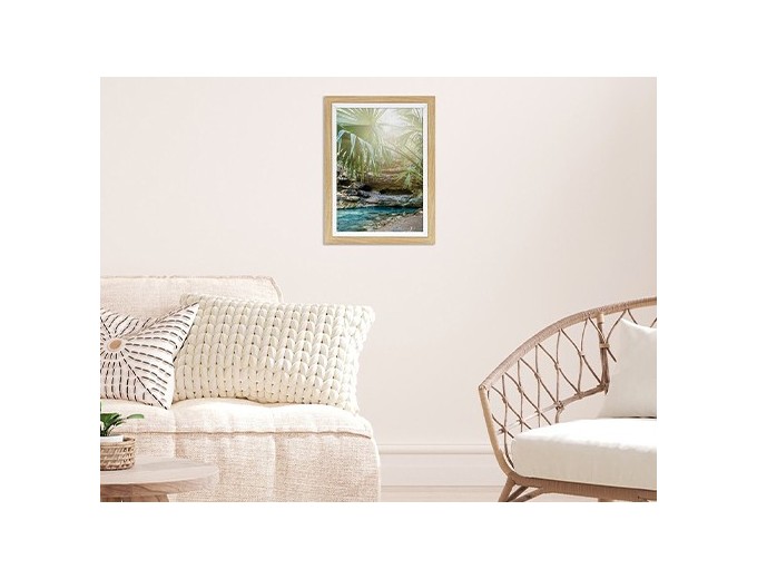 CEANOTHE CADRE 20X30 A4 ACTUAL BOIS BLANC