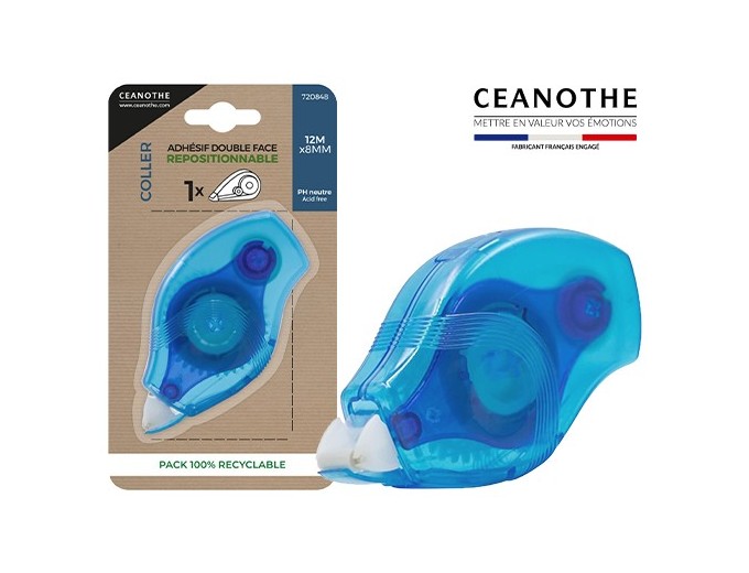 PANODIA DEROULEUR ADHESIF PERMANENT 12M