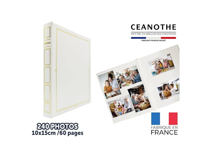 PANODIA CORDOUE ALB ADHESIF60 PAGESBLANC 240 V