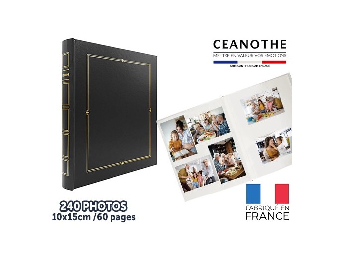 PANODIA CORDOUE ALB ADHESIF60 PAGESNOIR 240 VUES