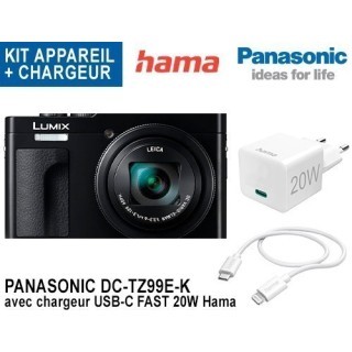 PANASONIC DC-TZ99E-K NOIR   CHARGEUR HAMA 20W