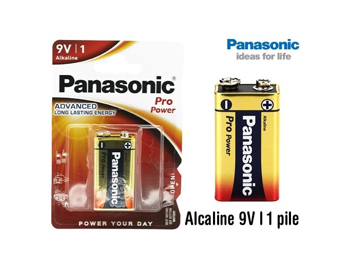 BLISTER PILE PANASONIC 6LR61 Pro Power  (18)