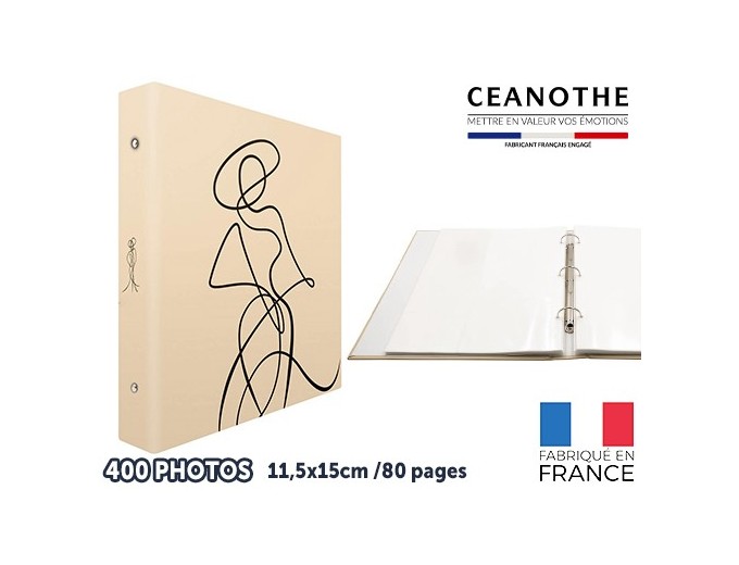 PANODIA ALBUM PARISIENNE 400V 11,5X15 5 VUES PAGES