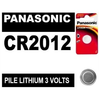 PILE PANASONIC BLISTER CR 2012  (12)