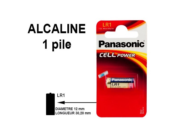 BLISTER PILE PANASONIC 1 LR1  (10)