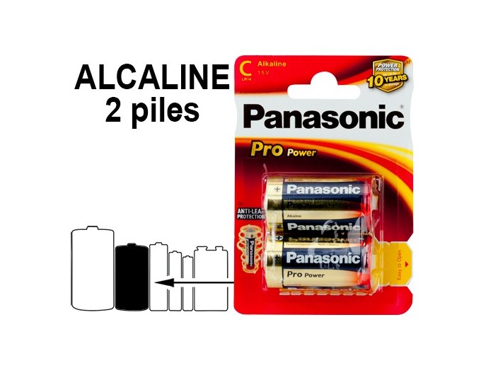PANASONIC 2 LR14 (12)     PRO POWER  GOLD