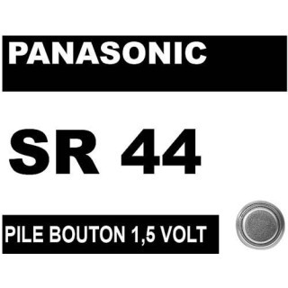 PILE PANASONIC SR44 ( PX76 ) 1,5V ARGENT