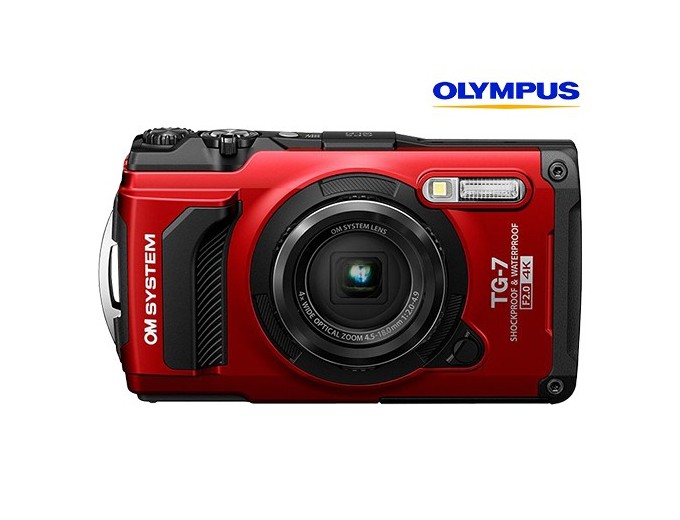 OLYMPUS TG-7  Rouge   C-mos 12 mp 25-100  etanche