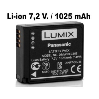 PANASONIC BATTERIE DMW-BLG10E TZ80 85 90 99