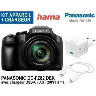 PANASONIC DC-FZ82 DEK avec chargeur et cable USB-C