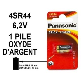 *PILE PANASONIC  PX28  62V OXYDE D'ARGENT (10)