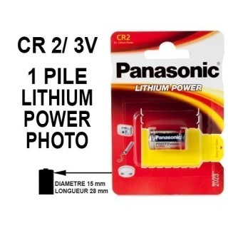 PILE PANASONIC  CR2  3V (10)