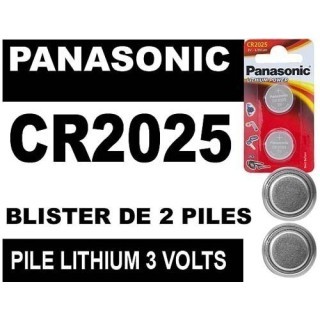 PILE PANASONIC BLISTER 2 CR 2025  (12)