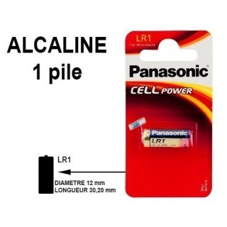 BLISTER PILE PANASONIC 1 LR1  (10)