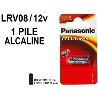 BLISTER PILE PANASONIC LRV08 (GP23) 12V  (10)