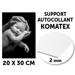 Filmolux support autocollant PVC KOMATEX  ep 2mm