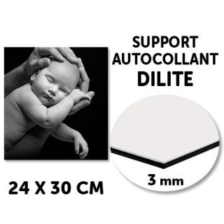 SUPPORT AUTOCOLLANT DILITE EPAISSEUR 3mm, 24x30cm