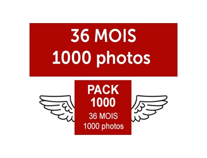 Pack ANTS ANNUEL  1000 photos temps 36 mois
