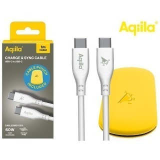 AQIILA CABLE USB-C VERS USB-C 1M 60W   POCH (1)