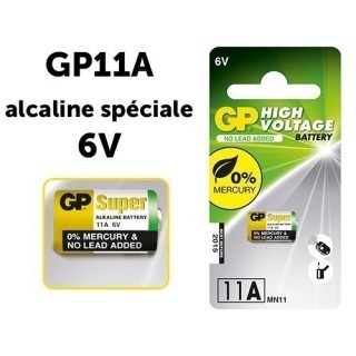 BL 1 PILE ALCALINE GP11 ALARME BRIQ 6V (10)
