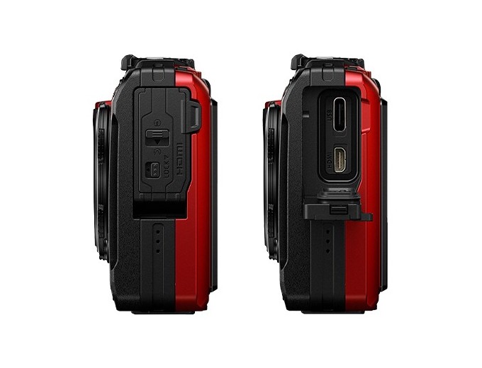 OLYMPUS TG-7  Rouge   C-mos 12 mp 25-100  etanche