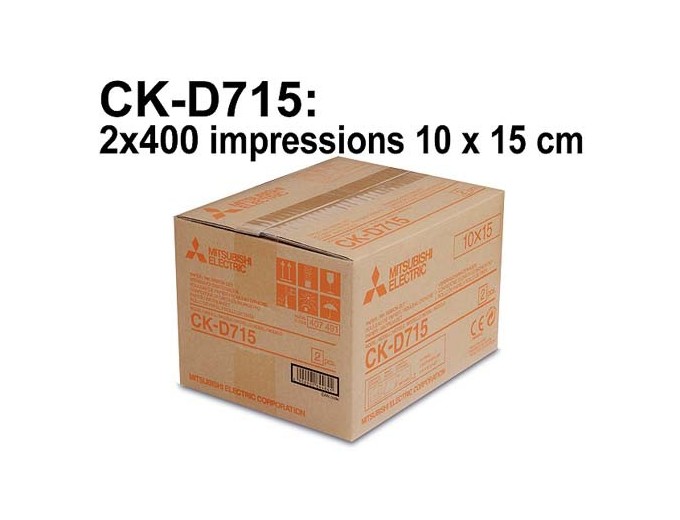 Mitsubishi 2x400 PHOTOS 10x15  CPD70DW-S   707DW-S