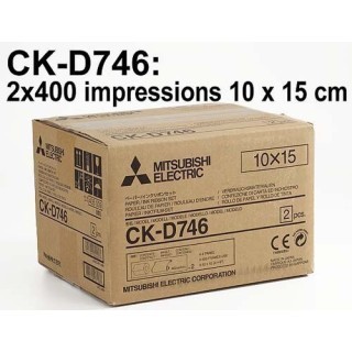 Mitsubishi 2x400 PH 10x15  CP-D70DW D707DW