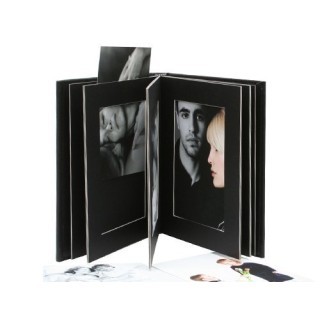 DEKNUDT ALBUM SIMILI CUIR 13X18 10 PHOTOS NOIR