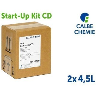 CALBE RA4 START-UP kit CD 2x45L REVELA CHROMOGENE