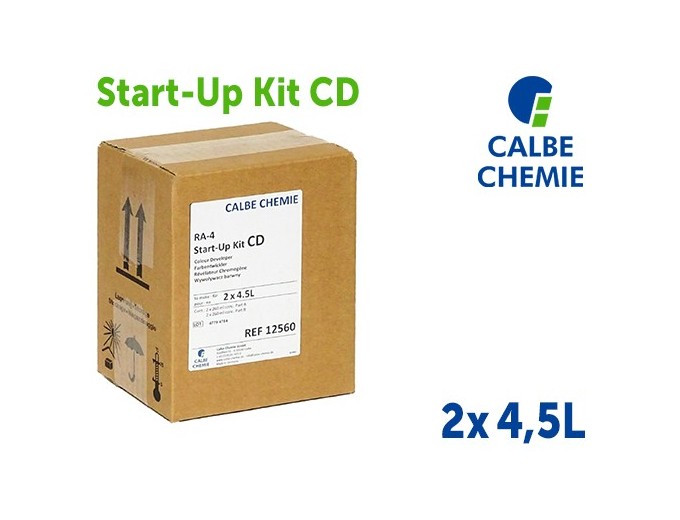CALBE RA4 START-UP kit CD 2x45L REVELA CHROMOGENE