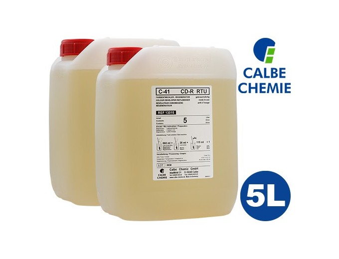 CALBE REVELATEUR C41 CD-R 2x5L SP45Pret a l'emploi