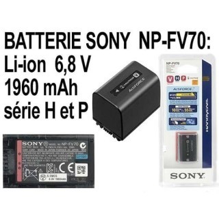 SONY NP-FV70  BATTERIE INFOLITHIUM