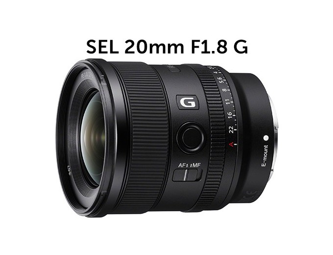 SONY  OBJECTIF FE 20mm F 18 G