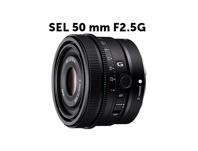 SONY  OBJECTIF FE 50mm F 25 G