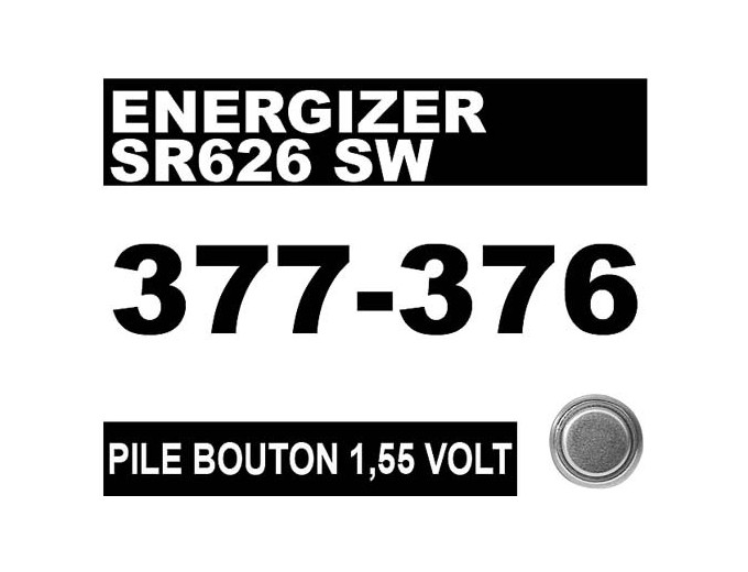 ENERGIZER PILE 377 SR66 1,5V (10)