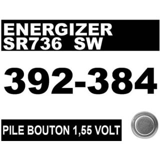 ENERGIZER PILE 392-SR LR41   384-SR736SW 1,55V(10)