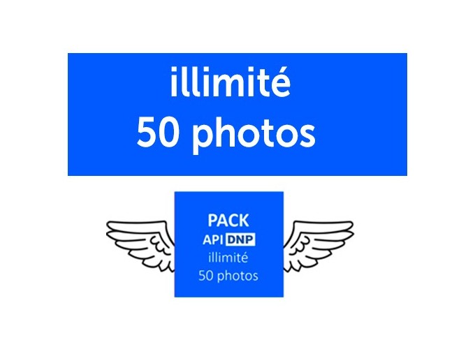 DNP  Pack API ANTS Temps illimite 50 photos