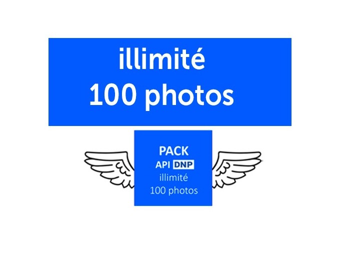 DNP  Pack API ANTS Temps illimite 100 photos