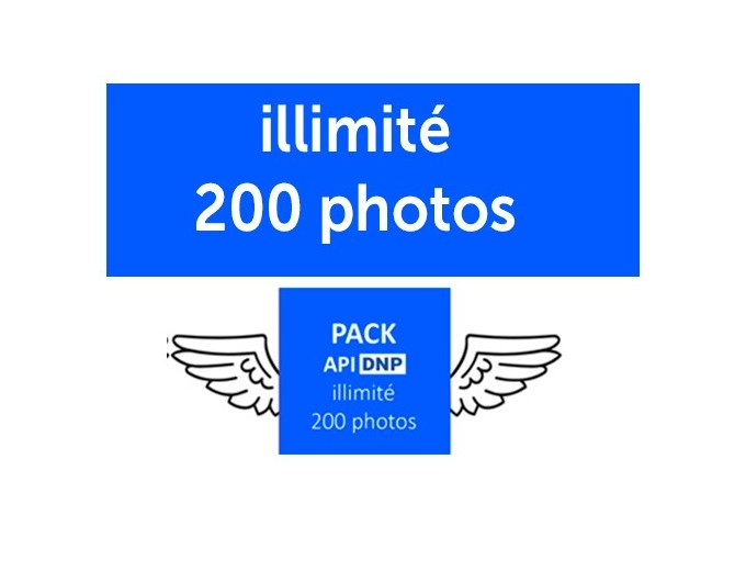 DNP  Pack API ANTS Temps illimite 200 photos