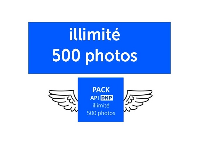 DNP  Pack API ANTS Temps illimite 500 photos