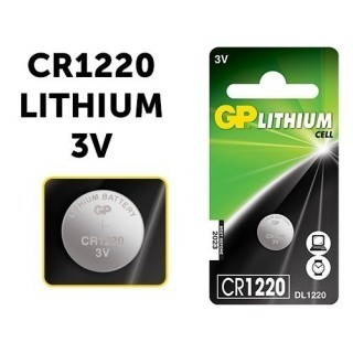 GP  PILE CR1220  LITHIUM 3V (10)