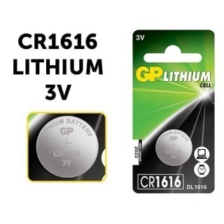 GP  PILE CR1616  LITHIUM 3V (10)