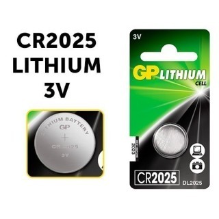 GP  PILE CR2025  LITHIUM 3V (10)