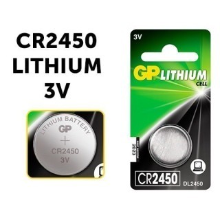 GP  PILE CR2450  LITHIUM 3V (10)