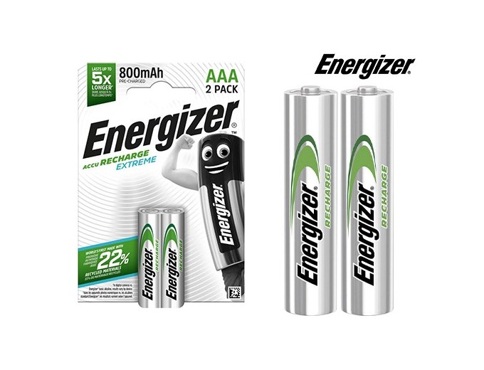 ENERGIZER BLIST 2 ACCUS R3-AAA NiMH 800 mAh (12)